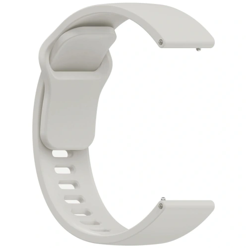 Silikonowy pasek Bizon Strap Watch Silicone do Xiaomi Redmi Watch 5 Lite / 5 Active szary