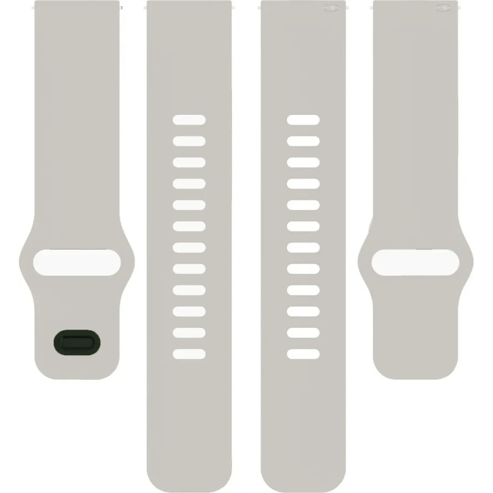 Hurtownia GSM - Silikonowy pasek Bizon Strap Watch Silicone do Xiaomi Redmi Watch 5 Lite / 5 Active szary - BIZ6772 - {ean13} - Hurt