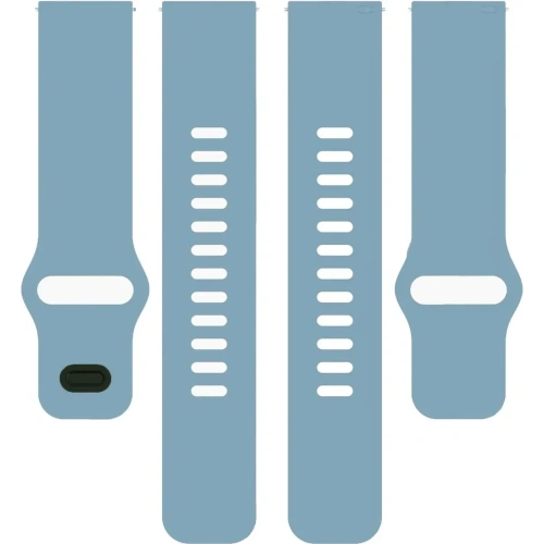 Silikonowy pasek Bizon Strap Watch Silicone do Xiaomi Redmi Watch 5 Lite / 5 Active jasnoniebieski