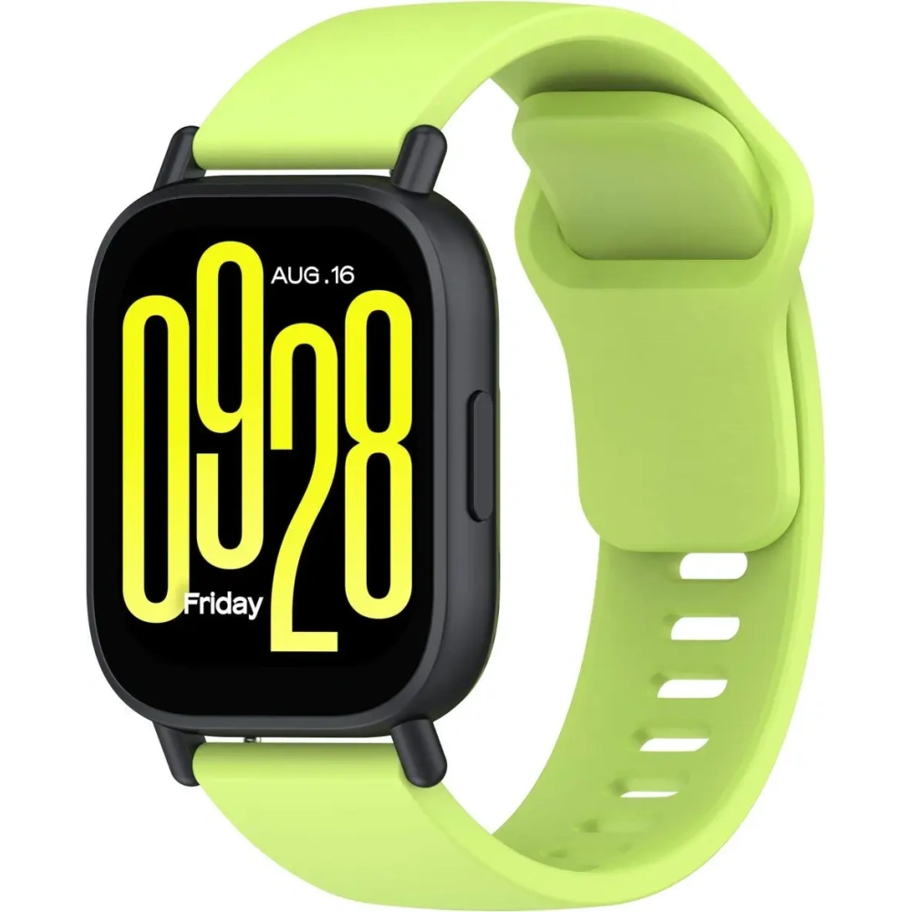 Hurtownia GSM - Silikonowy pasek Bizon Strap Watch Silicone do Xiaomi Redmi Watch 5 Lite / 5 Active jasnozielony - BIZ6774 - {ean13} - Hurt