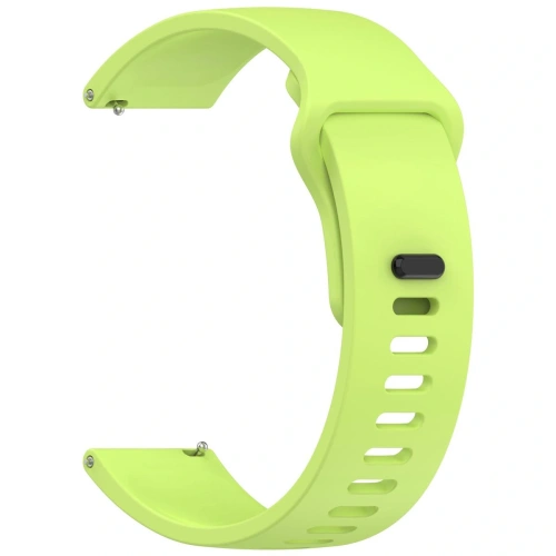 Silikonowy pasek Bizon Strap Watch Silicone do Xiaomi Redmi Watch 5 Lite / 5 Active jasnozielony