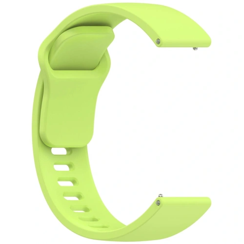 Silikonowy pasek Bizon Strap Watch Silicone do Xiaomi Redmi Watch 5 Lite / 5 Active jasnozielony