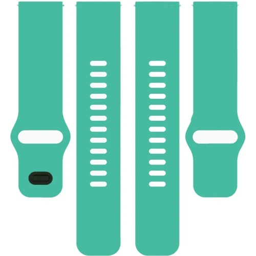 Silikonowy pasek Bizon Strap Watch Silicone do Xiaomi Redmi Watch 5 Lite / 5 Active miętowy