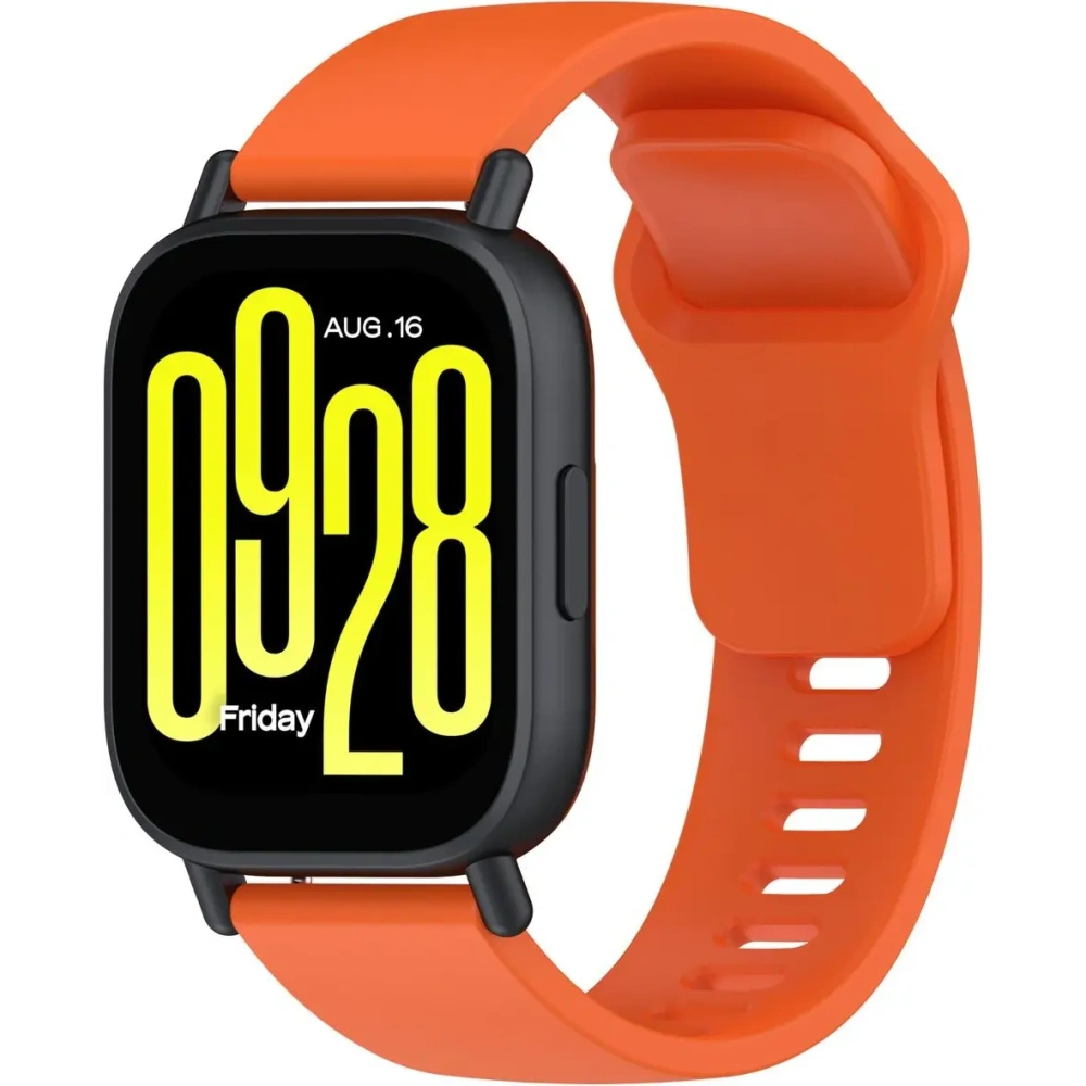 Hurtownia GSM - Bizon szíjas óra szilikon Xiaomi Redmi Watch 5 Lite / 5 Active narancssárga - BIZ6776 - {ean13} - Hurt