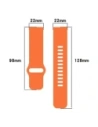 Hurtownia GSM - Bizon szíjas óra szilikon Xiaomi Redmi Watch 5 Lite / 5 Active narancssárga - BIZ6776 - {ean13} - Hurt