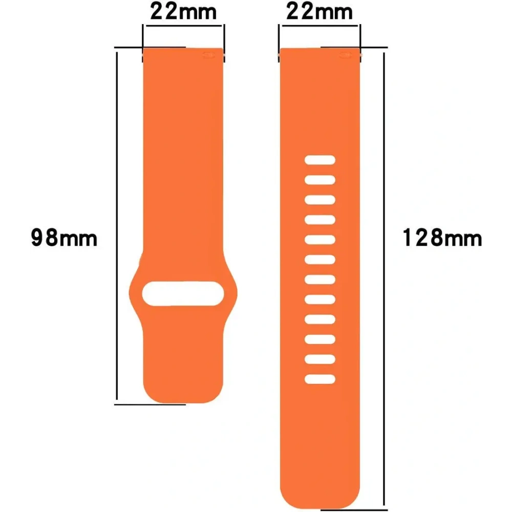 Hurtownia GSM - Bizon szíjas óra szilikon Xiaomi Redmi Watch 5 Lite / 5 Active narancssárga - BIZ6776 - {ean13} - Hurt