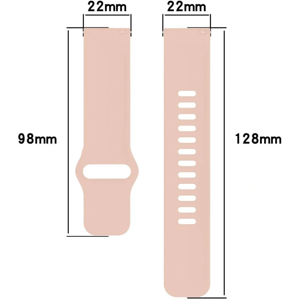 Hurtownia GSM - Bizon szíjas óra szilikon Xiaomi Redmi Watch 5 Lite / 5 Active rózsaszín - BIZ6777 - {ean13} - Hurt