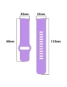 Hurtownia GSM - Bizon szíj óra szilikon Xiaomi Redmi Watch 5 Lite / 5 Active lila - BIZ6778 - {ean13} - Hurt