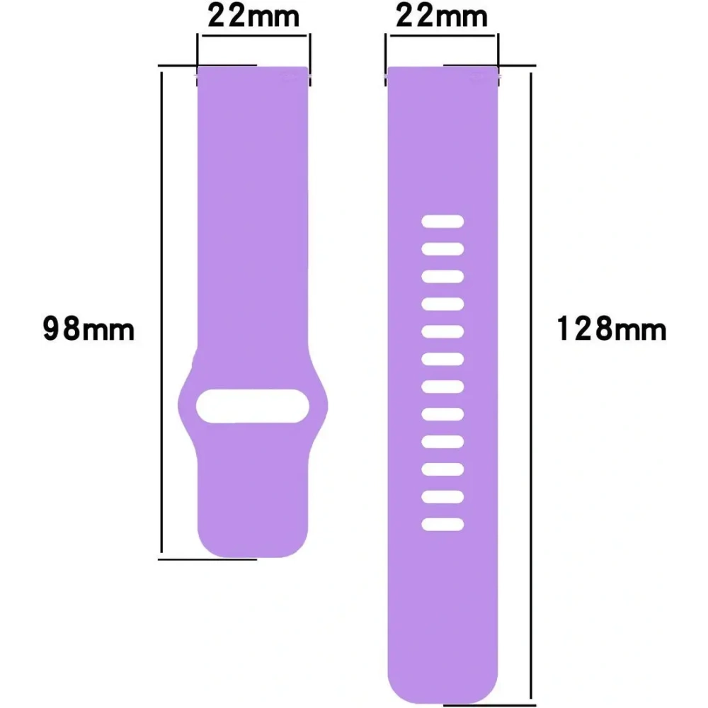 Hurtownia GSM - Bizon szíj óra szilikon Xiaomi Redmi Watch 5 Lite / 5 Active lila - BIZ6778 - {ean13} - Hurt