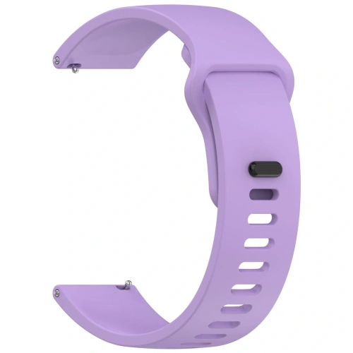 Silikonowy pasek Bizon Strap Watch Silicone do Xiaomi Redmi Watch 5 Lite / 5 Active fioletowy