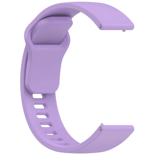 Silikonowy pasek Bizon Strap Watch Silicone do Xiaomi Redmi Watch 5 Lite / 5 Active fioletowy
