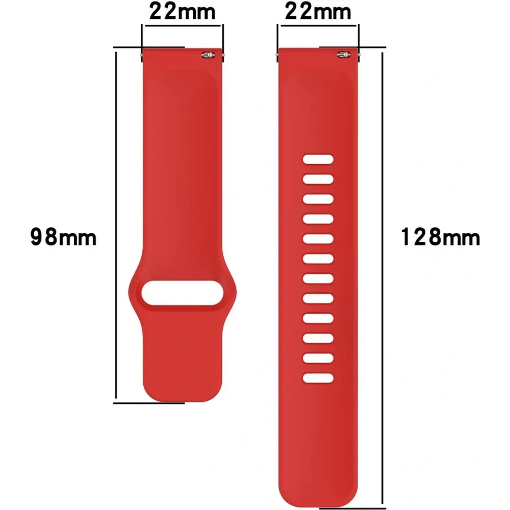 Hurtownia GSM - Bizon Strap Watch Silicone Xiaomi Redmi Watch 5 Lite / 5 Active roșu - BIZ6779 - {ean13} - Hurt