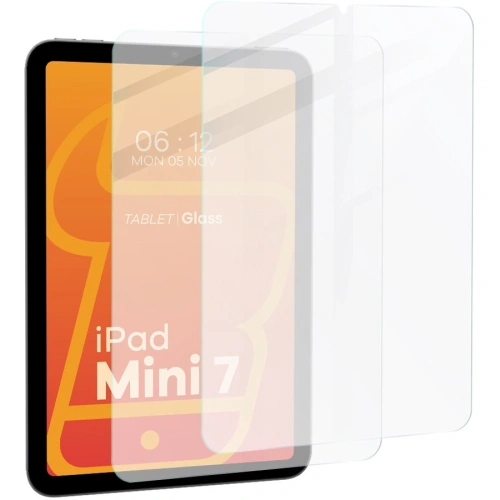 Szkło hartowane do tabletu Bizon Glass Tab Clear do iPad Mini 7 gen. 2024 / iPad Mini 6 gen. 2021 [2 PACK]
