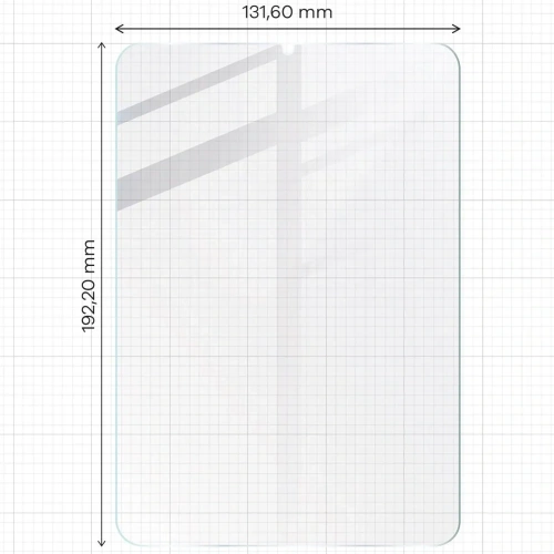 Szkło hartowane do tabletu Bizon Glass Tab Clear do iPad Mini 7 gen. 2024 / iPad Mini 6 gen. 2021 [2 PACK]