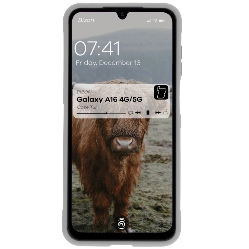 Pancerne etui Bizon Case Tur do Samsung Galaxy A16 4G/5G jasnoszare
