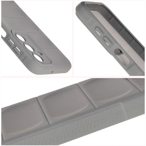 Pancerne etui Bizon Case Tur do Samsung Galaxy A16 4G/5G jasnoszare