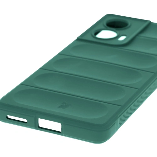 Pancerne etui Bizon Case Tur do Motorola Edge 50 Fusion ciemnozielone