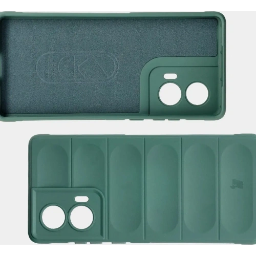 Pancerne etui Bizon Case Tur do Motorola Edge 50 Fusion ciemnozielone