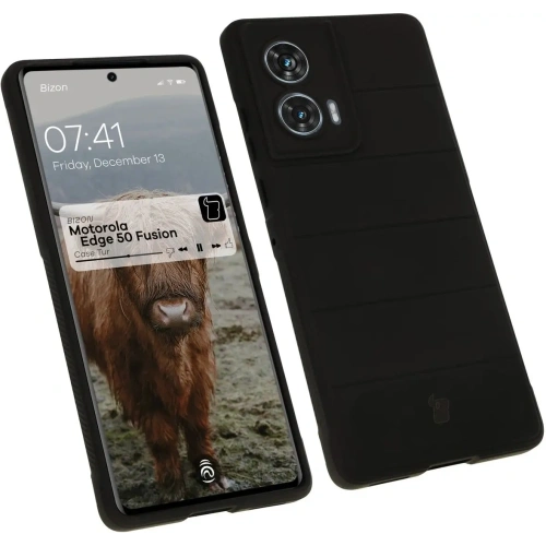 Pancerne etui Bizon Case Tur do Motorola Edge 50 Fusion czarne