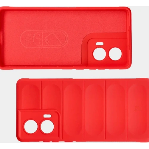 Pancerne etui Bizon Case Tur do Motorola Edge 50 Fusion czerwone