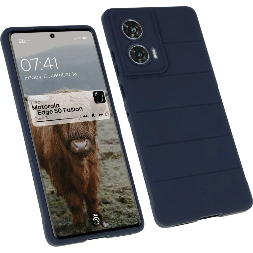 Hurtownia GSM - Bizon tok Tur Motorola Edge 50 Fusion sötétkék - BIZ6796 - {ean13} - Hurt