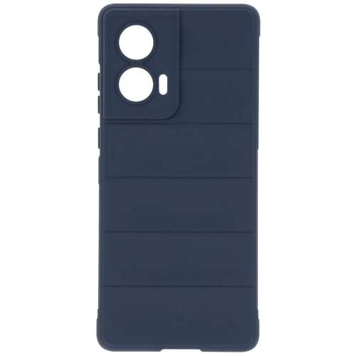 Pancerne etui Bizon Case Tur do Motorola Edge 50 Fusion granatowe