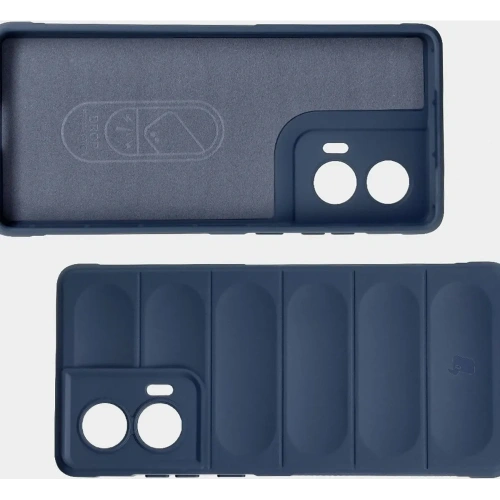 Pancerne etui Bizon Case Tur do Motorola Edge 50 Fusion granatowe