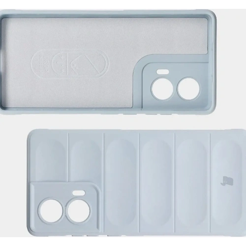 Pancerne etui Bizon Case Tur do Motorola Edge 50 Fusion jasnoniebieskie