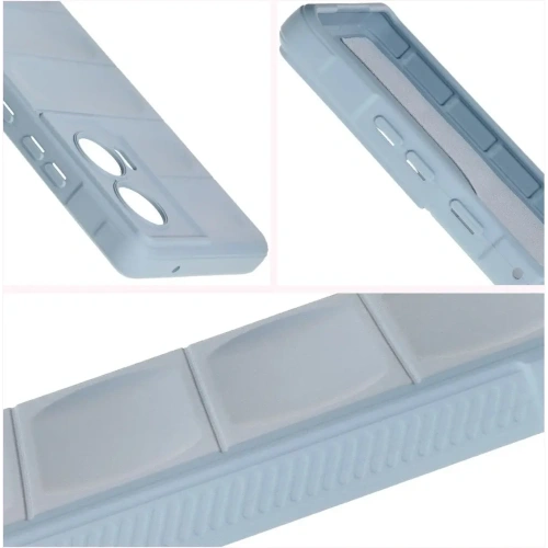 Pancerne etui Bizon Case Tur do Motorola Edge 50 Fusion jasnoniebieskie