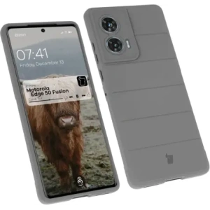 Hurtownia GSM - Bizon Caz Tur Motorola Edge 50 Fusion gri deschis - BIZ6798 - {ean13} - Hurt