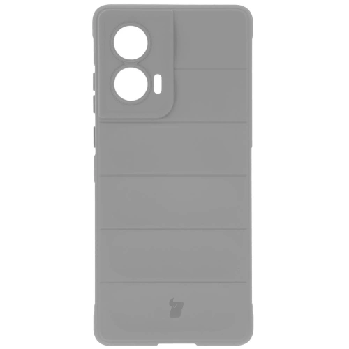 Pancerne etui Bizon Case Tur do Motorola Edge 50 Fusion jasnoszare