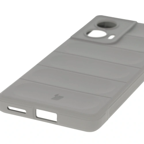 Pancerne etui Bizon Case Tur do Motorola Edge 50 Fusion jasnoszare