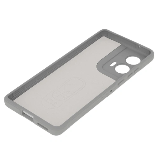 Pancerne etui Bizon Case Tur do Motorola Edge 50 Fusion jasnoszare