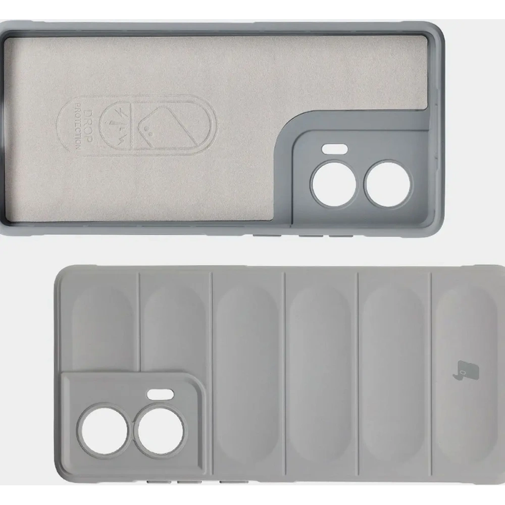 Hurtownia GSM - Bizon Caz Tur Motorola Edge 50 Fusion gri deschis - BIZ6798 - {ean13} - Hurt