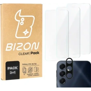 Wholesale Bizon Clear 3x screen glass + camera glass Samsung Galaxy A16 4G/5G - BIZ6799 - {ean13} - Hurt