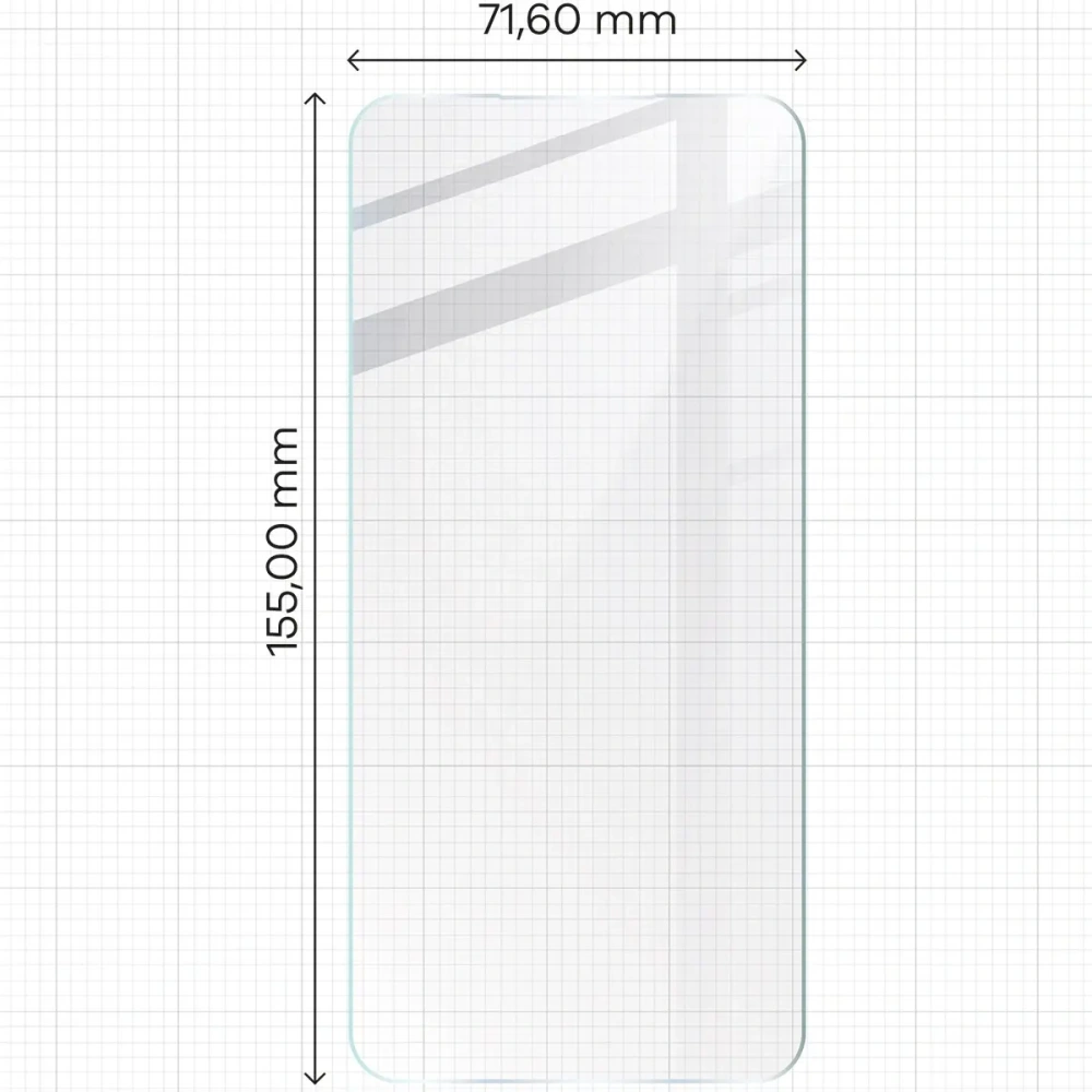 Wholesale Bizon Glass Mule Flexible hybrid glass Samsung Galaxy A15 4G/5G - BIZ6808 - {ean13} - Hurt