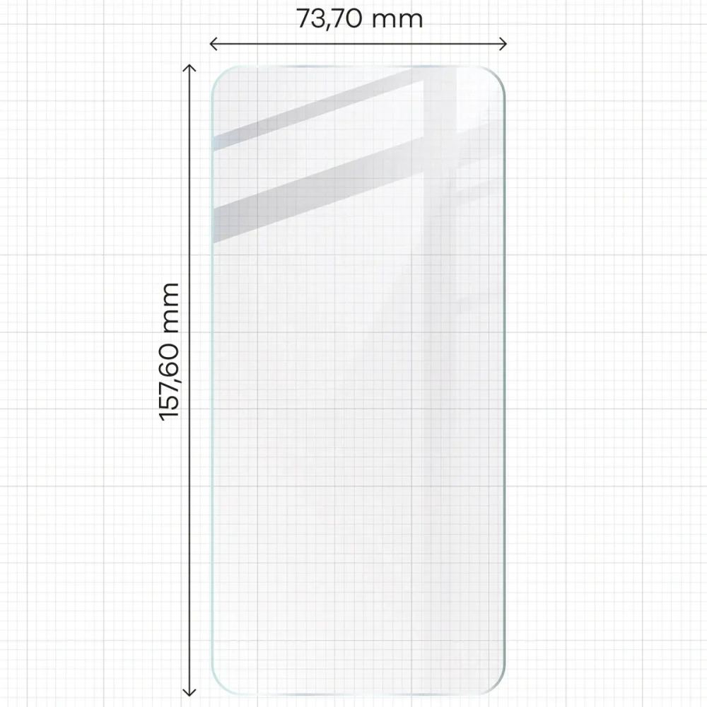 Wholesale Bizon Glass Mule Flexible hybrid glass Samsung Galaxy M35 5G - BIZ6810 - {ean13} - Hurt