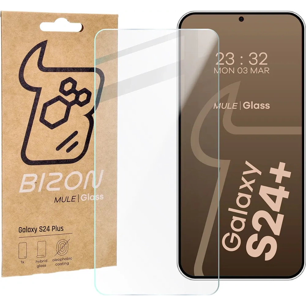 Hurtownia GSM - Elastické hybridní sklo Bizon Glass Mule pro Samsung Galaxy S24 Plus - BIZ6812 - {ean13} - Hurt