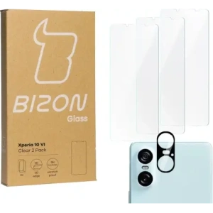 Wholesale Bizon Clear 3x screen glass + camera glass Sony Xperia 10 VI - BIZ6814 - {ean13} - Hurt