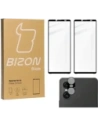 Bizon Edge 2x gehärtetes Glas mit Rahmen + Kameraglas für Xperia 10 VI