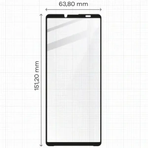 Wholesale Bizon Edge 2x tempered screen glass with frame + camera glass Xperia 10 VI - BIZ6815 - {ean13} - Hurt