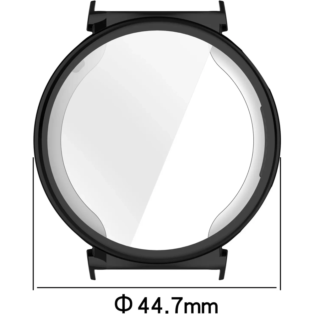 Etui z osłoną ekranu Bizon Case Watch Felipe do Huawei Watch GT 5 Pro 42 mm czarne