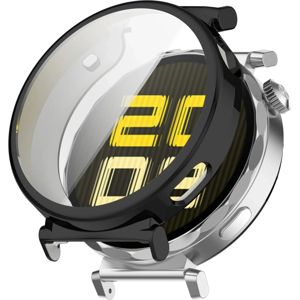 Etui z osłoną ekranu Bizon Case Watch Felipe do Huawei Watch GT 5 Pro 42 mm czarne