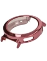Etui z osłoną ekranu Bizon Case Watch Felipe do Huawei Watch GT 5 Pro 42 mm różowe