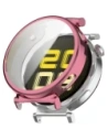 Etui z osłoną ekranu Bizon Case Watch Felipe do Huawei Watch GT 5 Pro 42 mm różowe