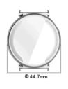 Bizon Case Watch Felipe Huawei Watch GT 5 Pro 42 mm argintiu