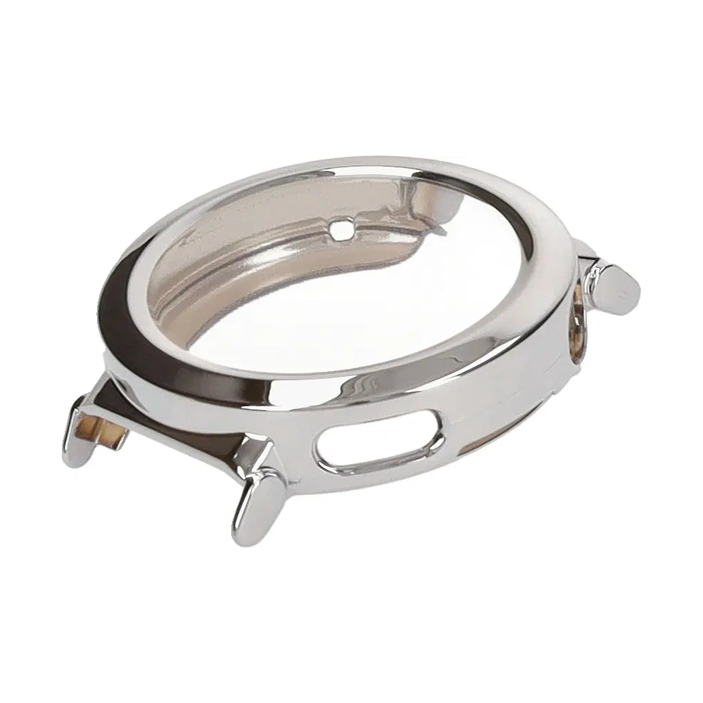 Etui z osłoną ekranu Bizon Case Watch Felipe do Huawei Watch GT 5 Pro 42 mm srebrne