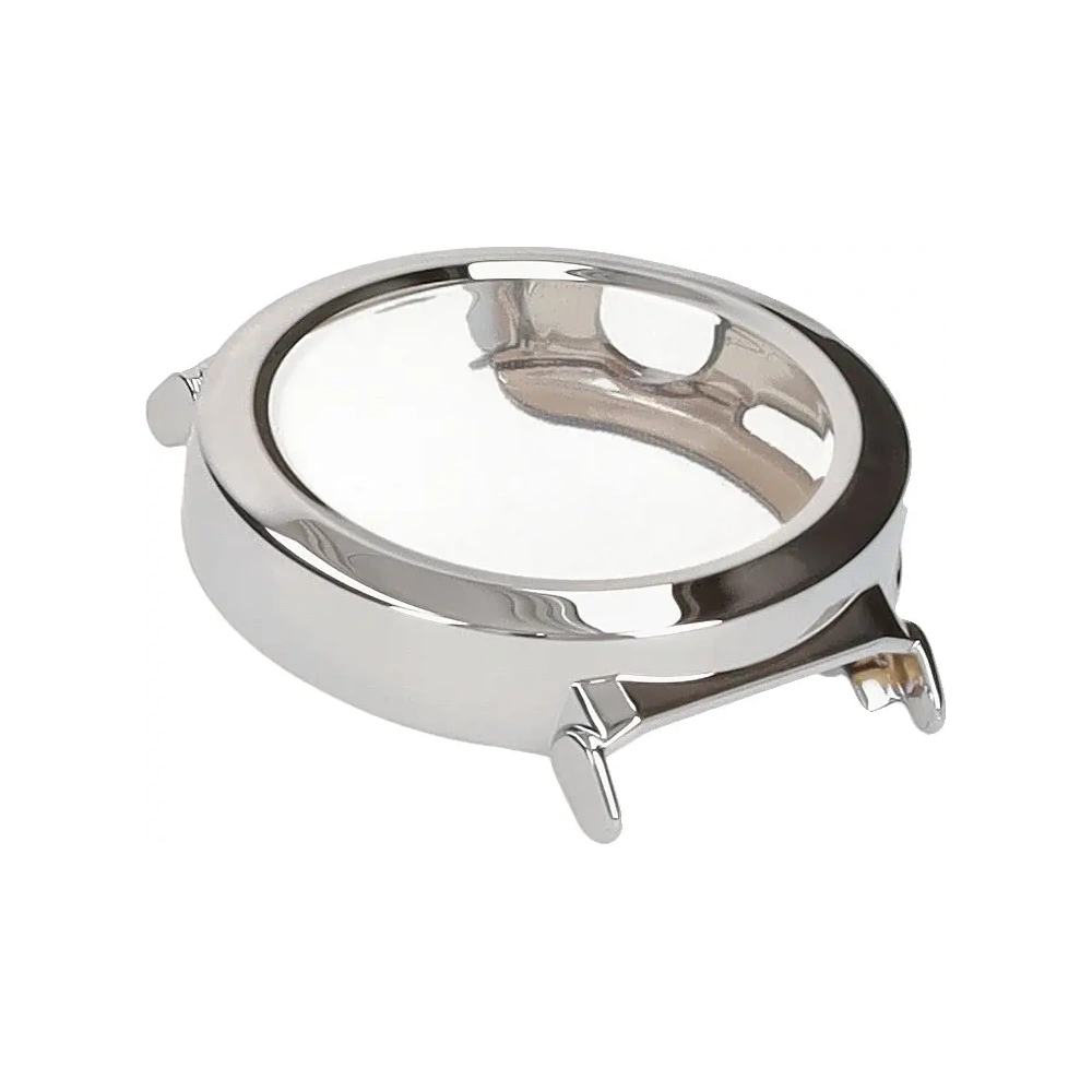 Etui z osłoną ekranu Bizon Case Watch Felipe do Huawei Watch GT 5 Pro 42 mm srebrne
