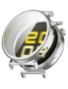 Etui z osłoną ekranu Bizon Case Watch Felipe do Huawei Watch GT 5 Pro 42 mm srebrne
