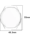 Hurtownia GSM - Bizon Case Watch Felipe Huawei Watch GT 5 Pro 46 mm átlátszó - BIZ6826 - {ean13} - Hurt